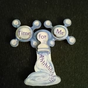 Vintage Tub Faucet handles says Time for Mew Magnet